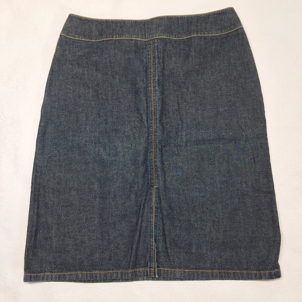 Ann Taylor Denim Jeans Mini 100% Cotton Sise 8